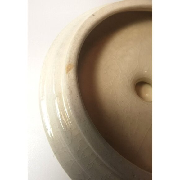 Vintage ALCO Ceramic Canister Trio – Made in Romania – Botanical Floral Design - Picture 8 of 16